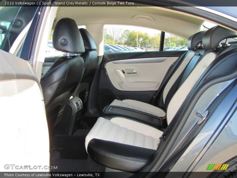 Island Grey Metallic / Cornsilk Beige Two Tone 2010 Volkswagen CC Sport