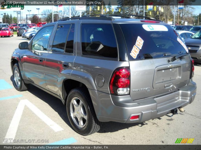 Graystone Metallic / Light Gray 2008 Chevrolet TrailBlazer LS 4x4