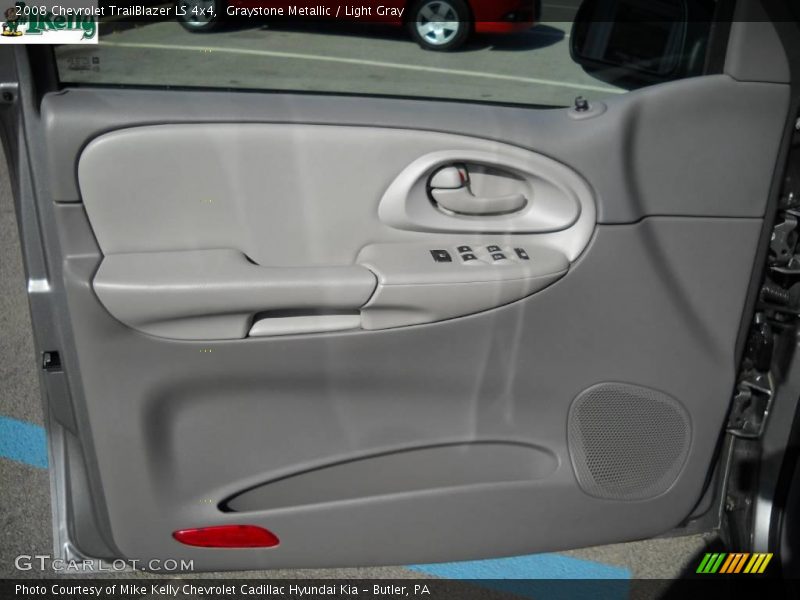 Graystone Metallic / Light Gray 2008 Chevrolet TrailBlazer LS 4x4