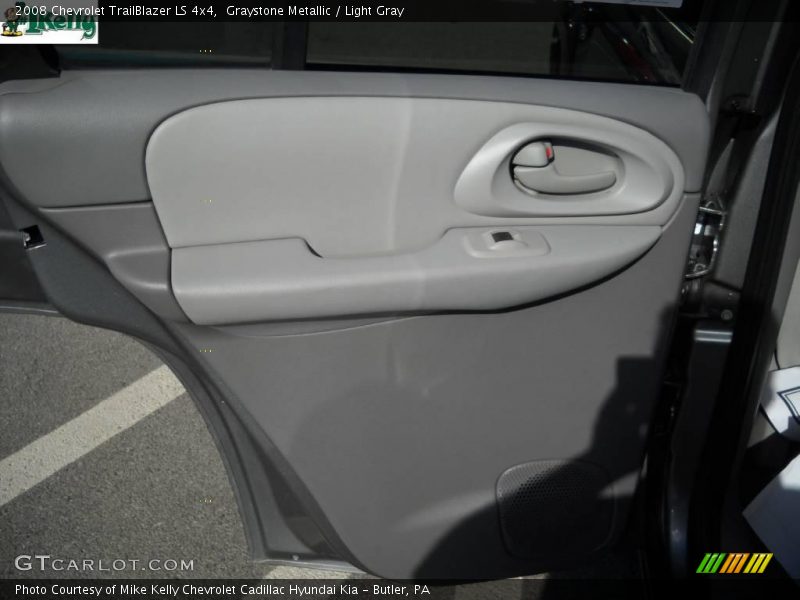 Graystone Metallic / Light Gray 2008 Chevrolet TrailBlazer LS 4x4