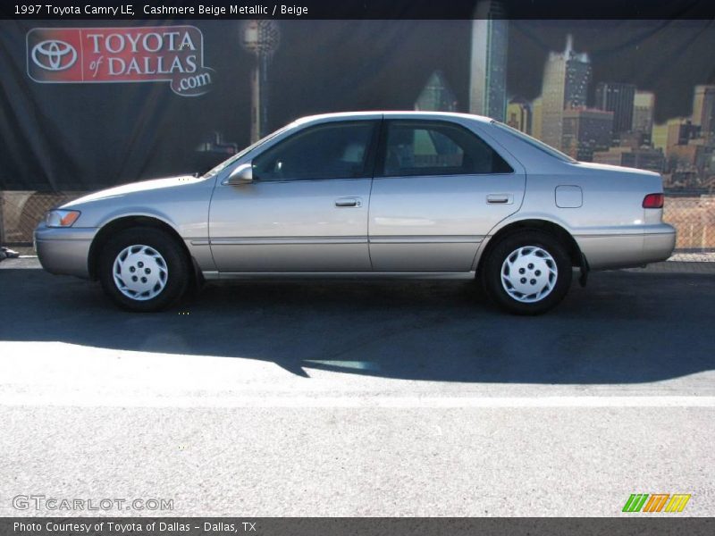 Cashmere Beige Metallic / Beige 1997 Toyota Camry LE