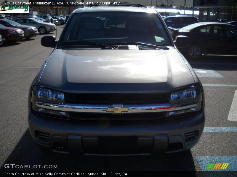 Graystone Metallic / Light Gray 2008 Chevrolet TrailBlazer LS 4x4