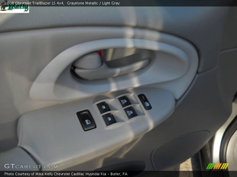Graystone Metallic / Light Gray 2008 Chevrolet TrailBlazer LS 4x4