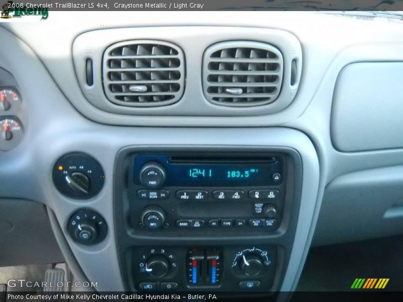 Graystone Metallic / Light Gray 2008 Chevrolet TrailBlazer LS 4x4
