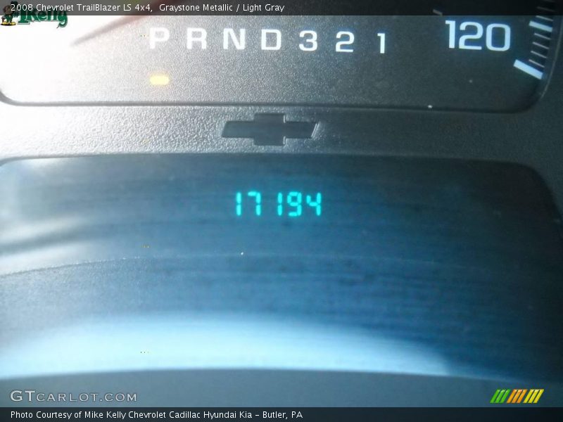 Graystone Metallic / Light Gray 2008 Chevrolet TrailBlazer LS 4x4