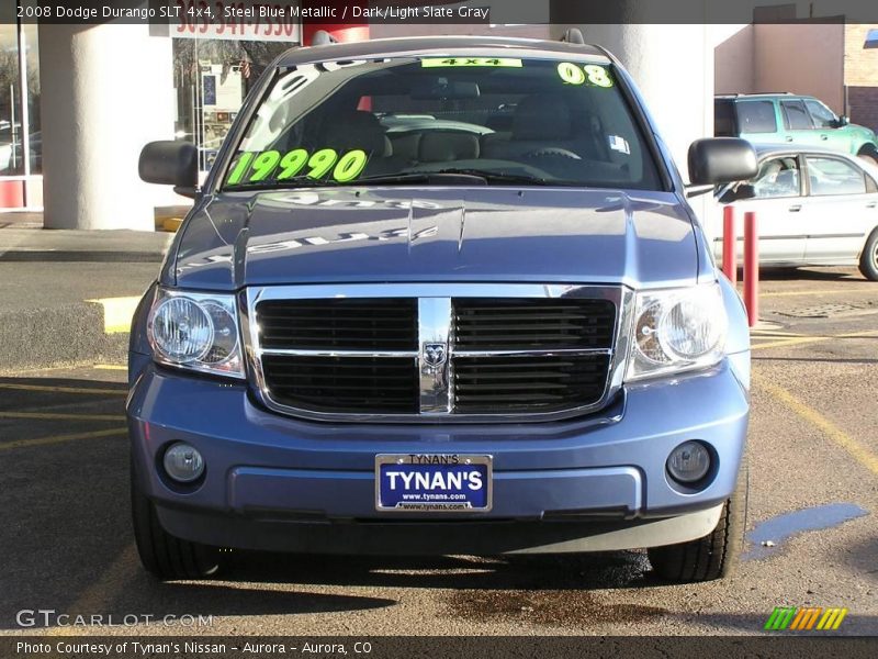 Steel Blue Metallic / Dark/Light Slate Gray 2008 Dodge Durango SLT 4x4
