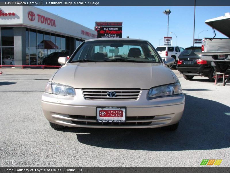 Cashmere Beige Metallic / Beige 1997 Toyota Camry LE