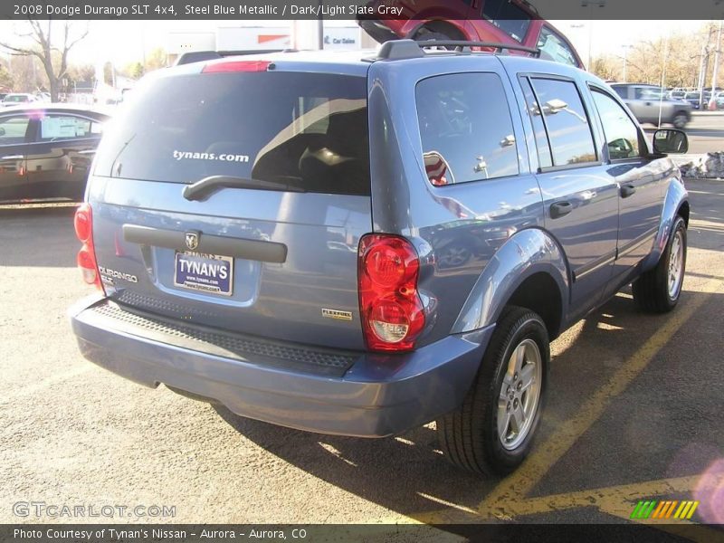 Steel Blue Metallic / Dark/Light Slate Gray 2008 Dodge Durango SLT 4x4