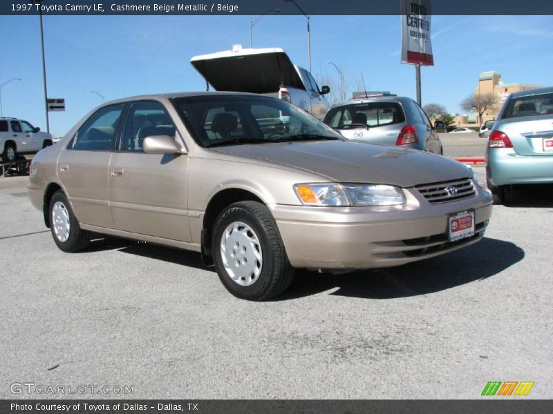 Cashmere Beige Metallic / Beige 1997 Toyota Camry LE