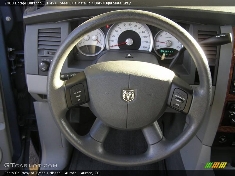Steel Blue Metallic / Dark/Light Slate Gray 2008 Dodge Durango SLT 4x4