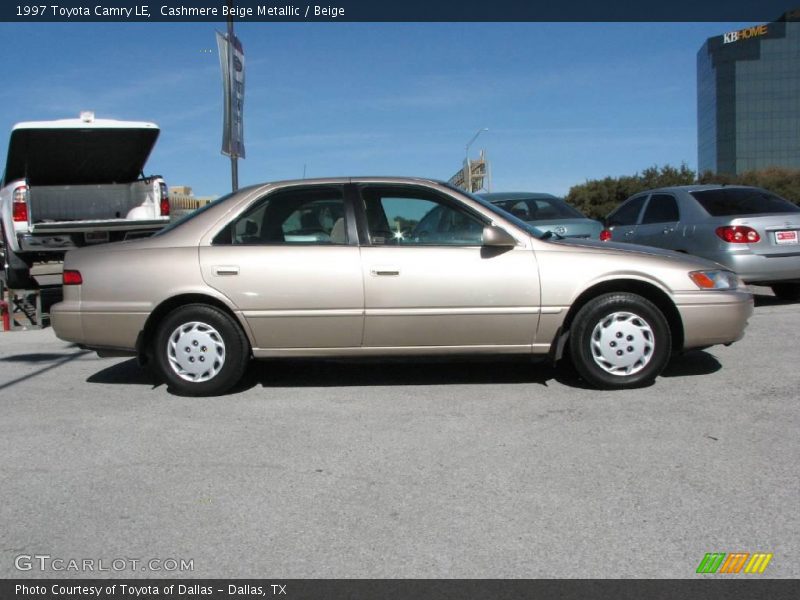 Cashmere Beige Metallic / Beige 1997 Toyota Camry LE