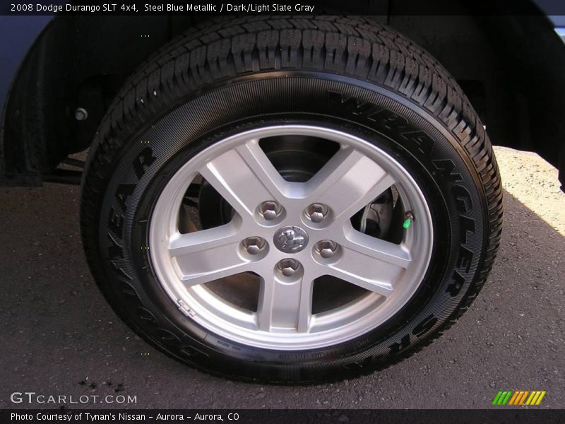 Steel Blue Metallic / Dark/Light Slate Gray 2008 Dodge Durango SLT 4x4
