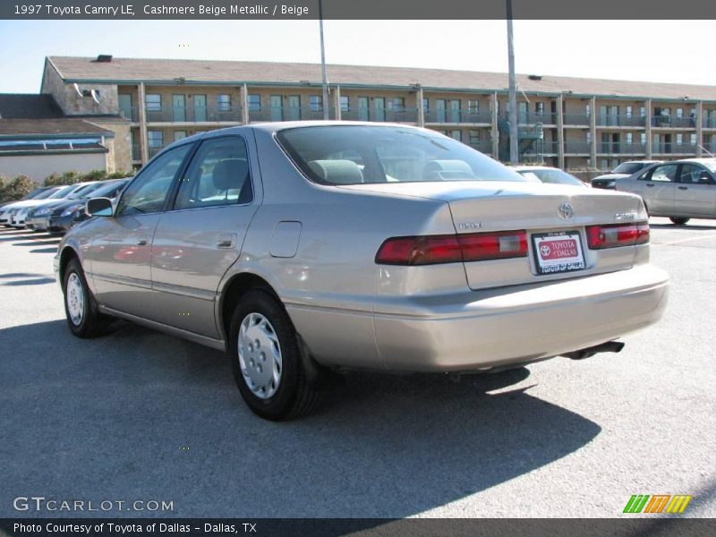 Cashmere Beige Metallic / Beige 1997 Toyota Camry LE