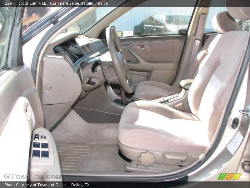 Cashmere Beige Metallic / Beige 1997 Toyota Camry LE