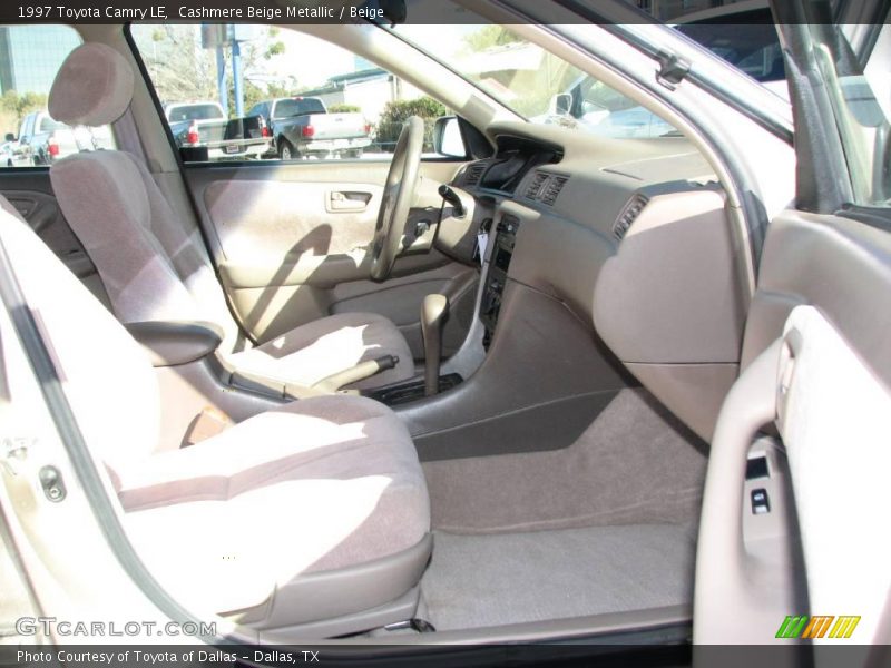 Cashmere Beige Metallic / Beige 1997 Toyota Camry LE