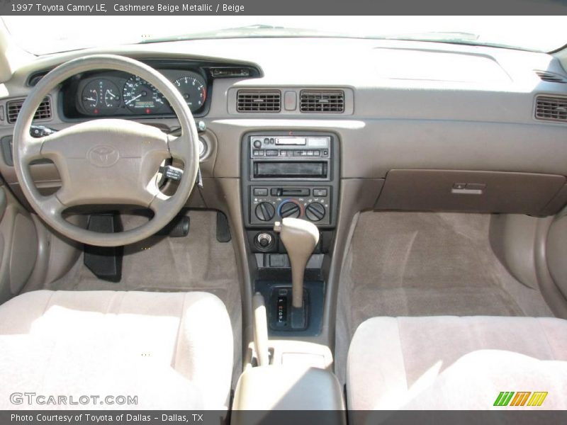 Cashmere Beige Metallic / Beige 1997 Toyota Camry LE