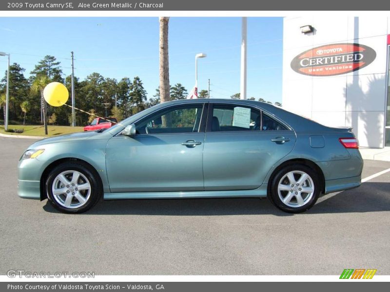 Aloe Green Metallic / Charcoal 2009 Toyota Camry SE