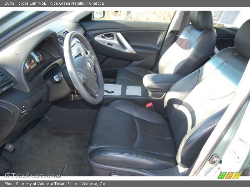 Aloe Green Metallic / Charcoal 2009 Toyota Camry SE