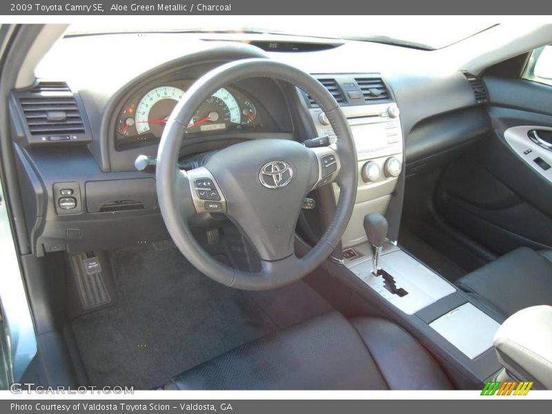 Aloe Green Metallic / Charcoal 2009 Toyota Camry SE