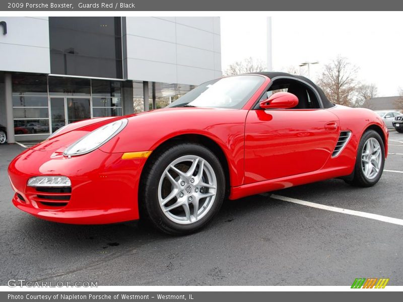 Guards Red / Black 2009 Porsche Boxster