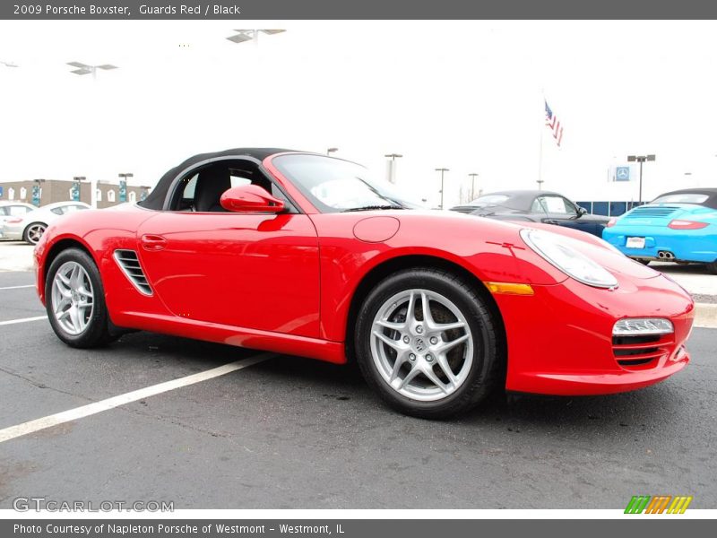 Guards Red / Black 2009 Porsche Boxster