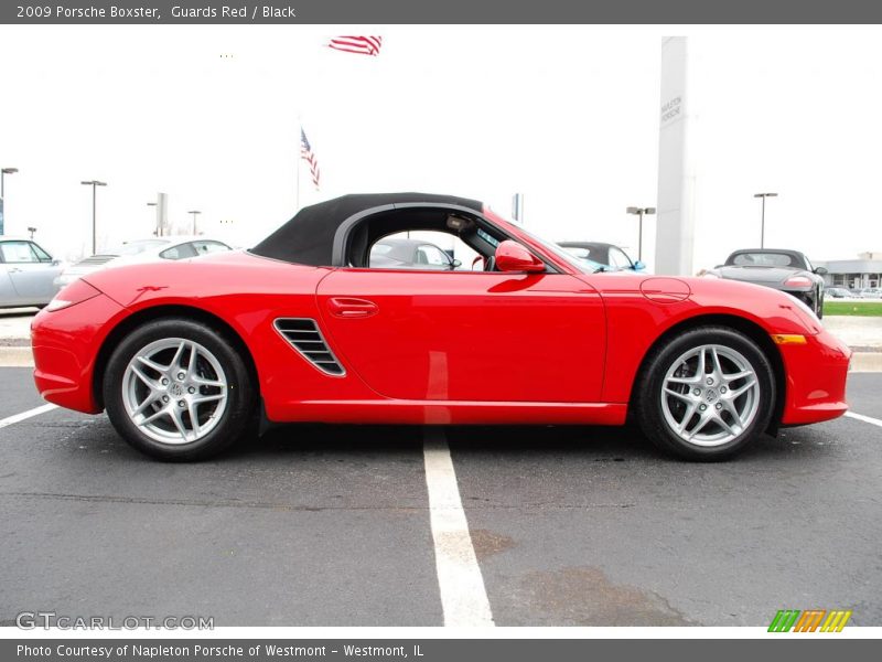 Guards Red / Black 2009 Porsche Boxster