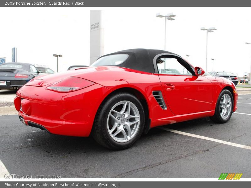 Guards Red / Black 2009 Porsche Boxster