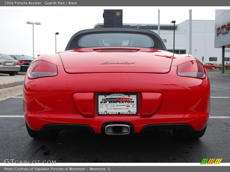 Guards Red / Black 2009 Porsche Boxster