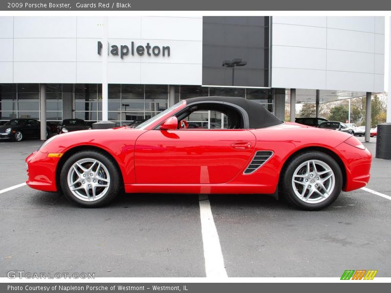 Guards Red / Black 2009 Porsche Boxster