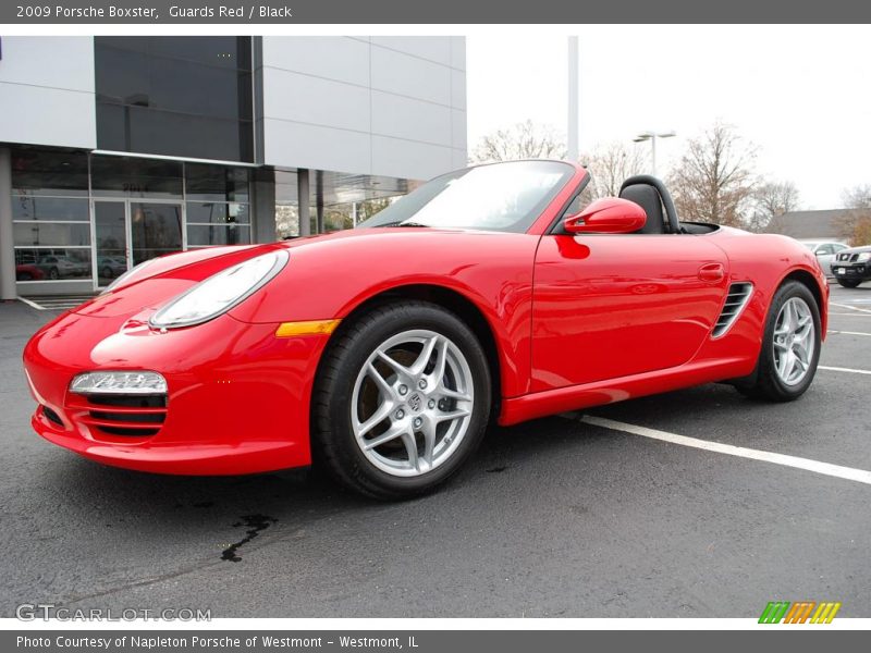Guards Red / Black 2009 Porsche Boxster
