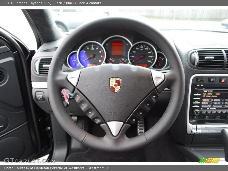 Black / Black/Black Alcantara 2010 Porsche Cayenne GTS