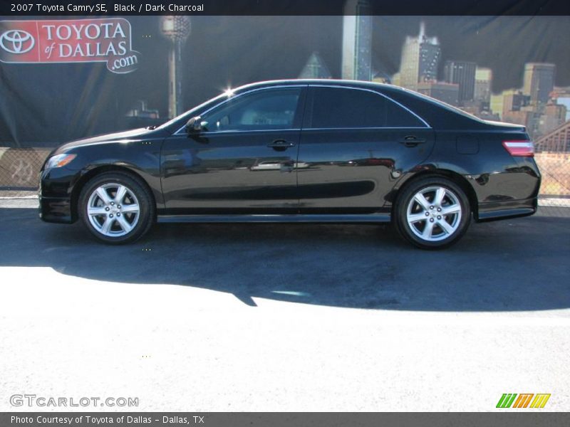 Black / Dark Charcoal 2007 Toyota Camry SE