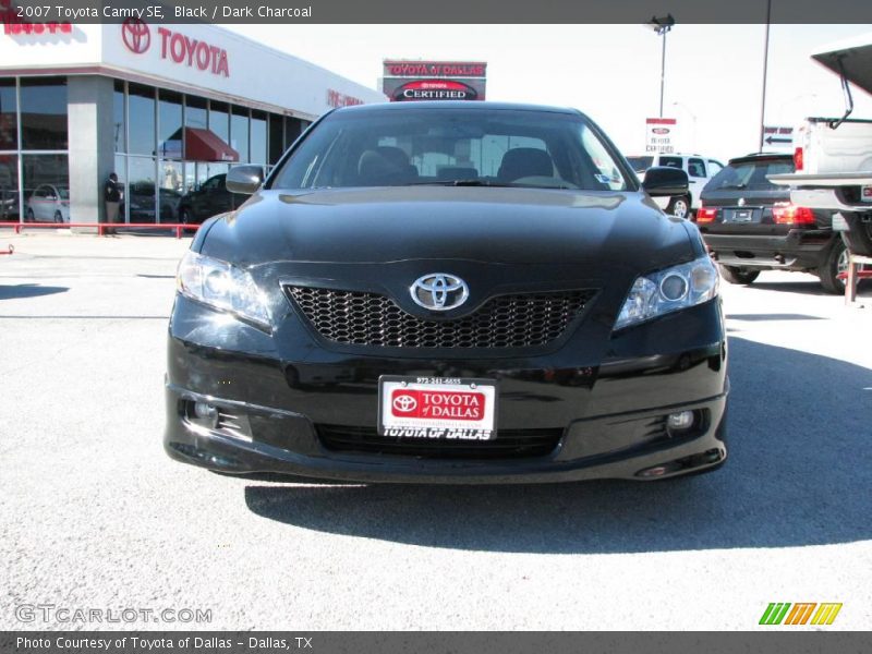 Black / Dark Charcoal 2007 Toyota Camry SE