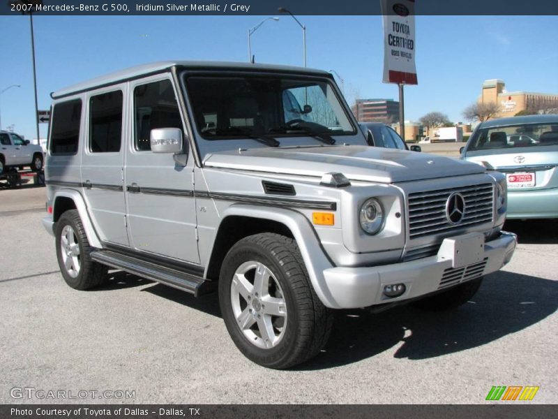 Iridium Silver Metallic / Grey 2007 Mercedes-Benz G 500