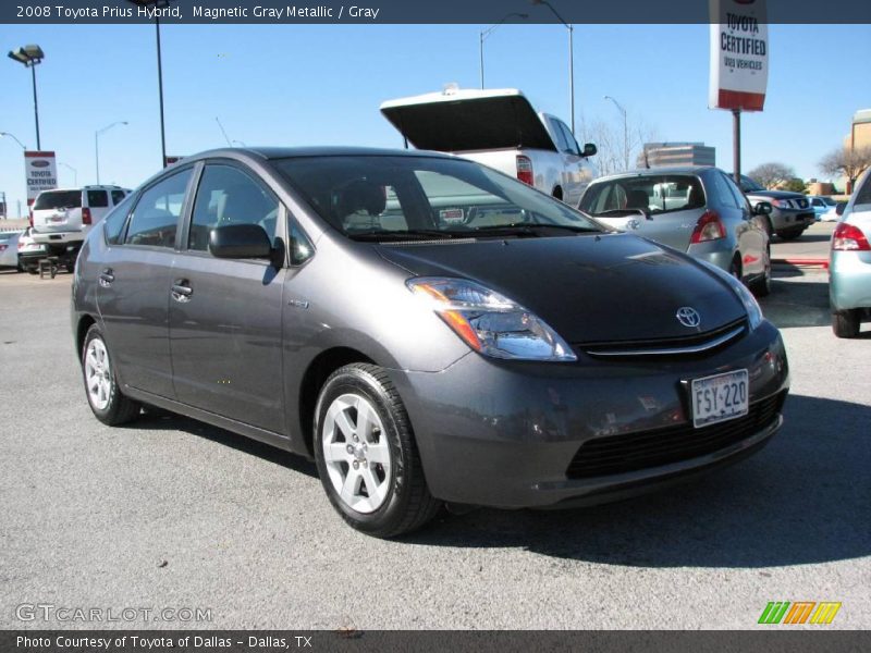 Magnetic Gray Metallic / Gray 2008 Toyota Prius Hybrid