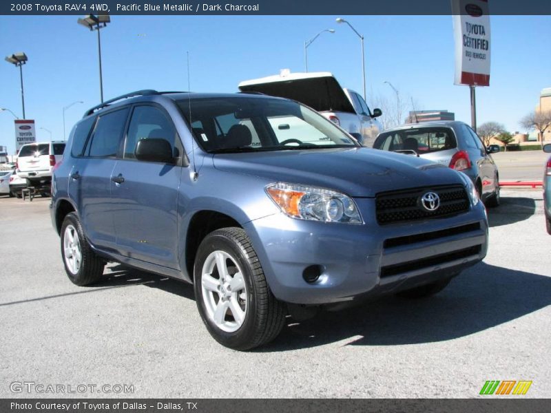 Pacific Blue Metallic / Dark Charcoal 2008 Toyota RAV4 4WD