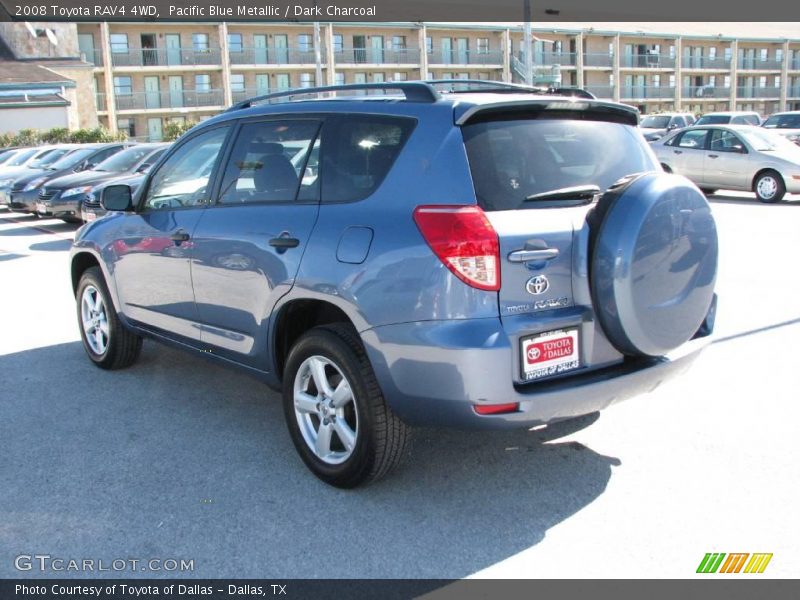 Pacific Blue Metallic / Dark Charcoal 2008 Toyota RAV4 4WD