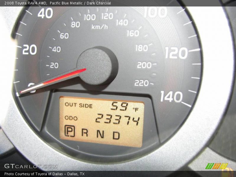 Pacific Blue Metallic / Dark Charcoal 2008 Toyota RAV4 4WD
