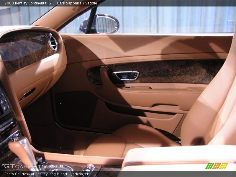 Dark Sapphire / Saddle 2008 Bentley Continental GT