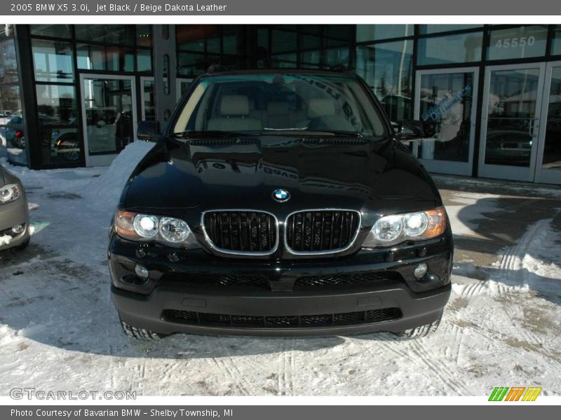 Jet Black / Beige Dakota Leather 2005 BMW X5 3.0i