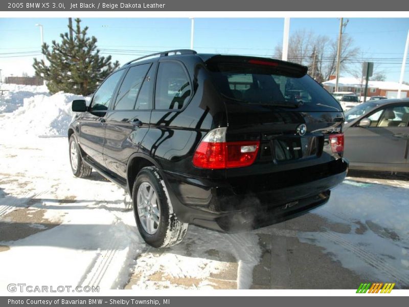 Jet Black / Beige Dakota Leather 2005 BMW X5 3.0i