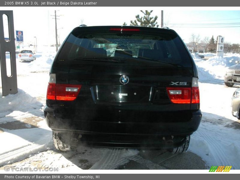 Jet Black / Beige Dakota Leather 2005 BMW X5 3.0i