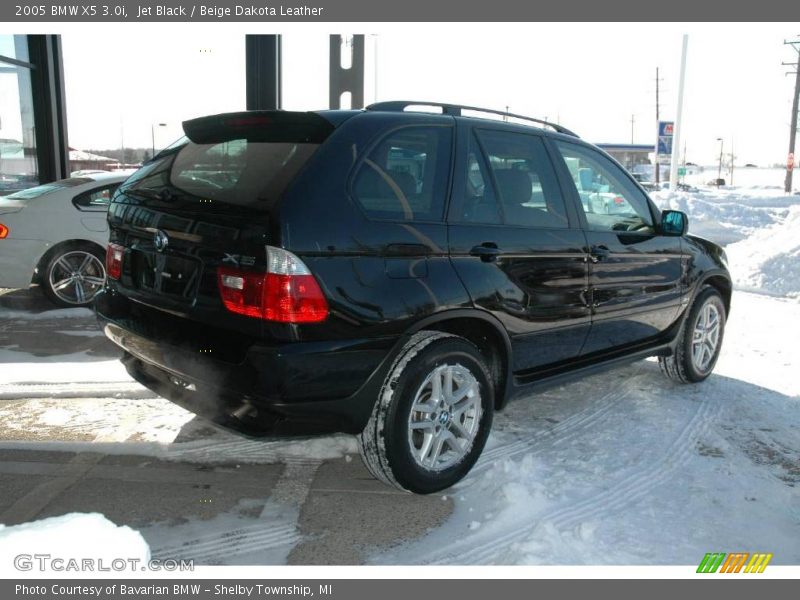Jet Black / Beige Dakota Leather 2005 BMW X5 3.0i