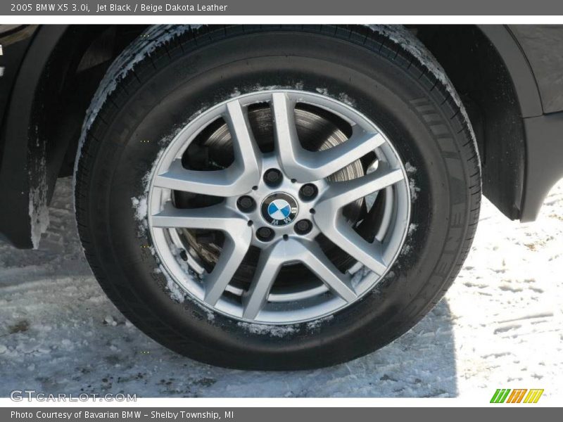 Jet Black / Beige Dakota Leather 2005 BMW X5 3.0i