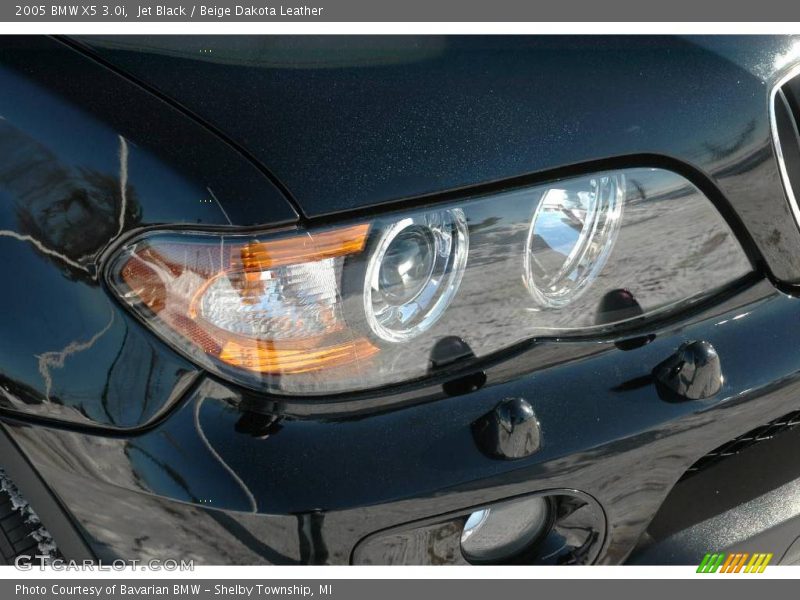 Jet Black / Beige Dakota Leather 2005 BMW X5 3.0i