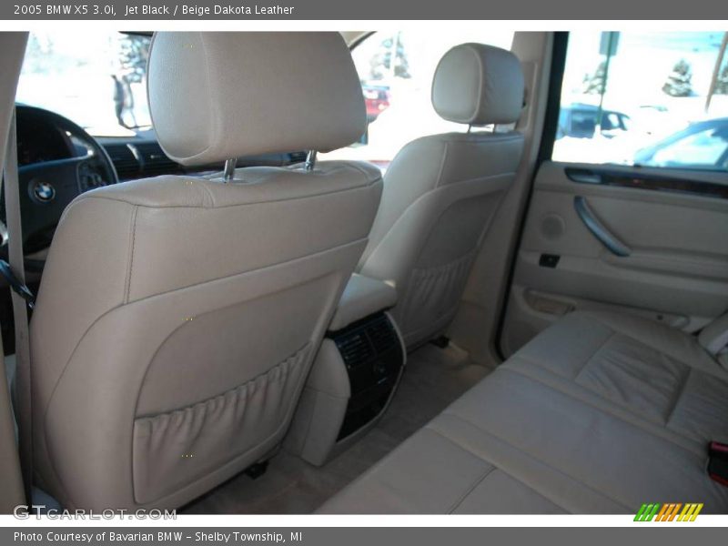 Jet Black / Beige Dakota Leather 2005 BMW X5 3.0i