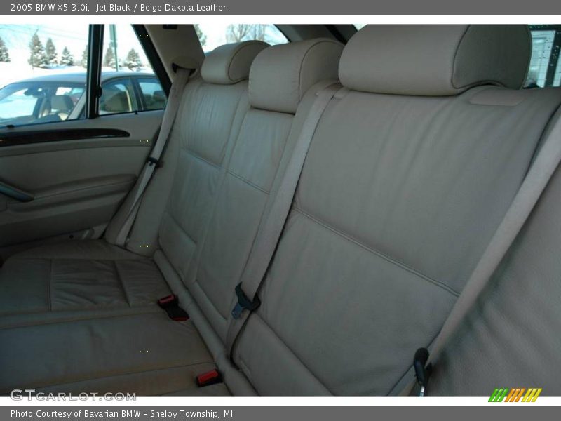 Jet Black / Beige Dakota Leather 2005 BMW X5 3.0i