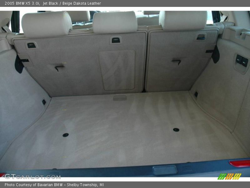 Jet Black / Beige Dakota Leather 2005 BMW X5 3.0i