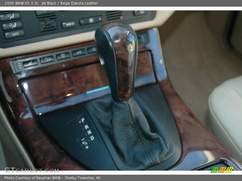 Jet Black / Beige Dakota Leather 2005 BMW X5 3.0i