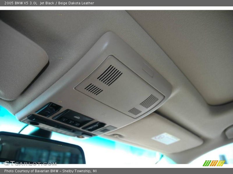 Jet Black / Beige Dakota Leather 2005 BMW X5 3.0i